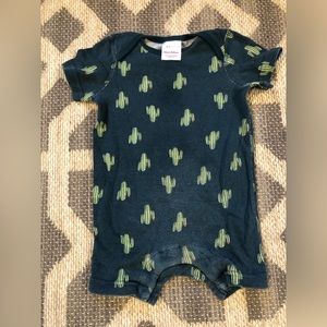 Hanna Andersson cactus shorty romper.